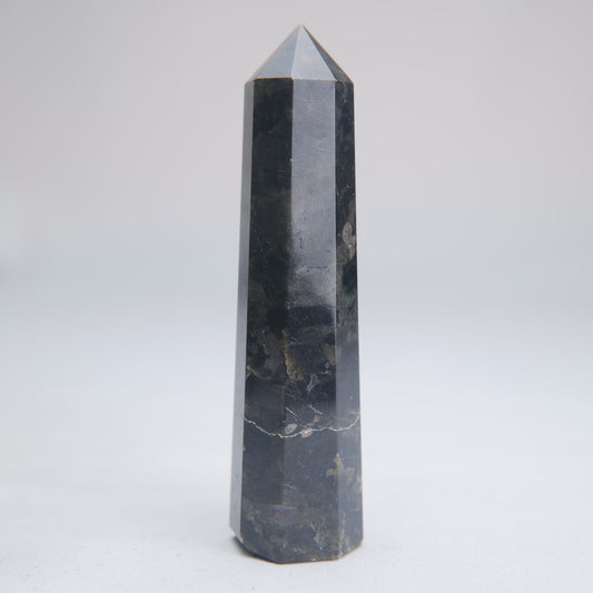 Larvikite Obelisk 100g 100mm - Luna Panther