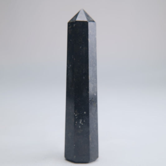Larvikite Obelisk 70g 90mm - Luna Panther alternate view