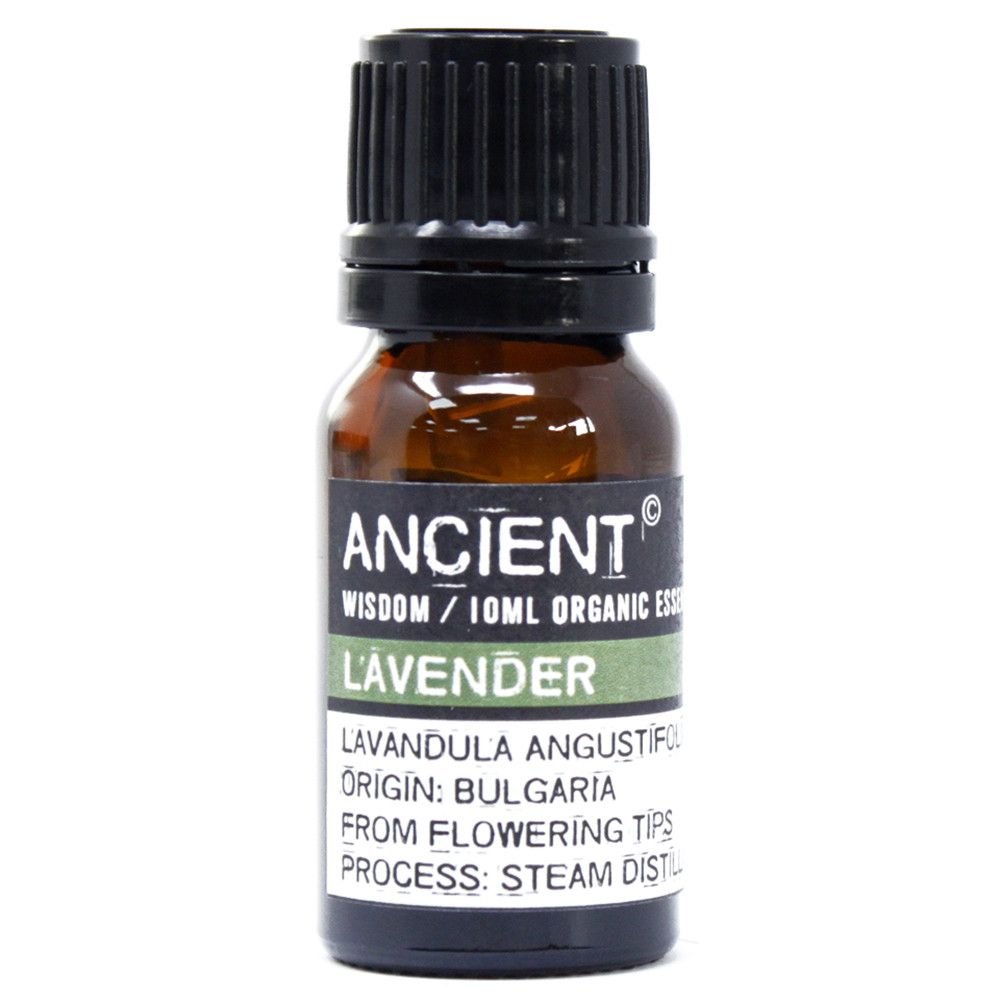 Polished Lavender Organic Essential Oil 10ml featuring natural patterning and unique variations - Luna Panther
