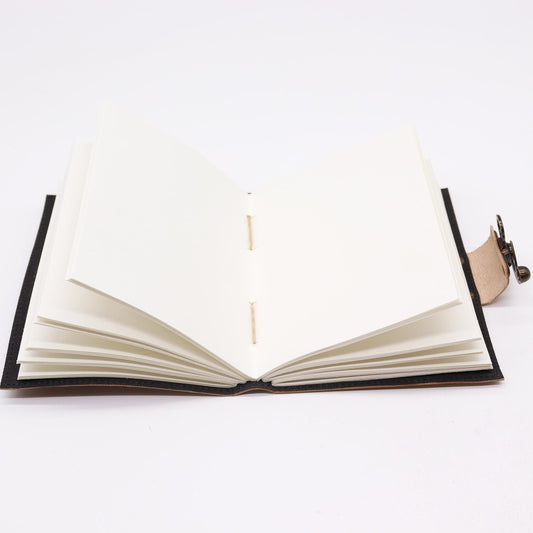 Leather Journel - Plain Paper - Journey - Luna Panther alternate view