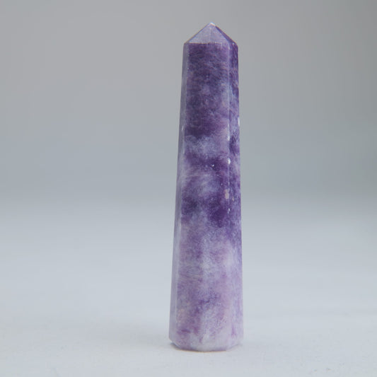 Lepidolite Obelisk 30g Crystal Tower - Luna Panther alternate view