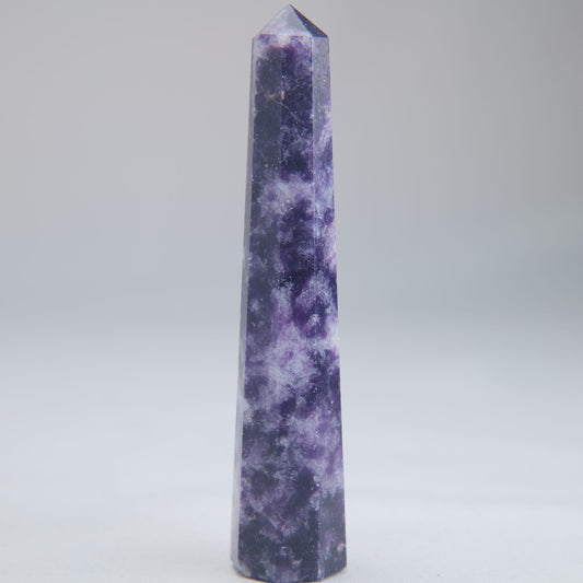 Lepidolite Obelisk 40g 90mm Crystal Tower - Luna Panther alternate view