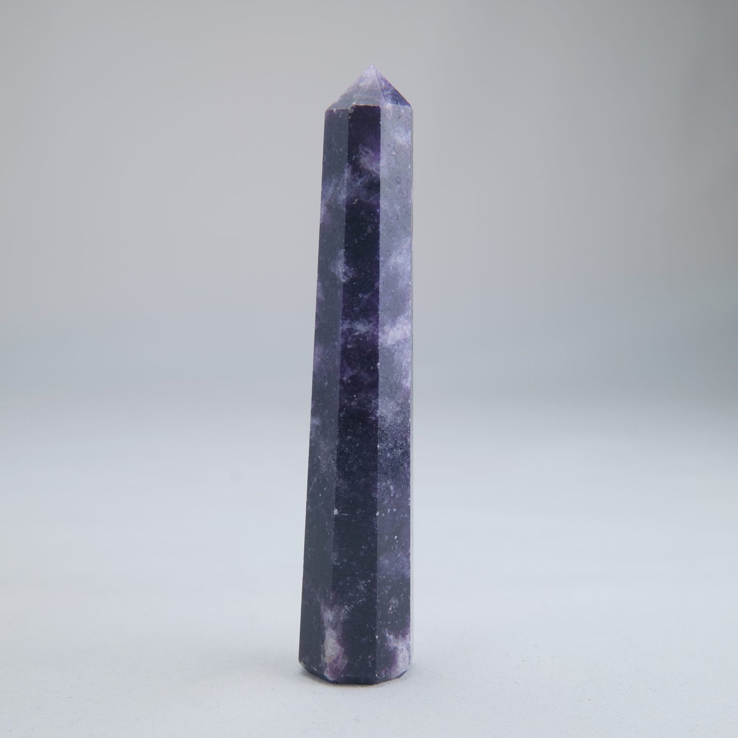 Lepidolite Obelisk 56g Crystal Tower - Luna Panther