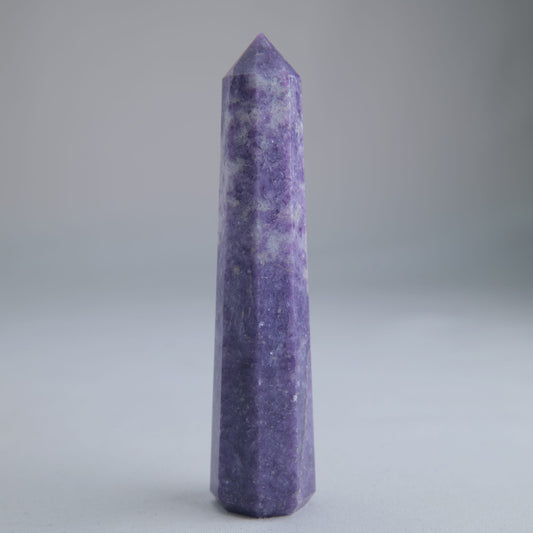 Lepidolite Obelisk 72g Crystal Tower - Luna Panther alternate view