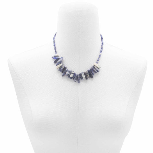 Longstone Gem Necklace - Sodalite - Luna Panther alternate view