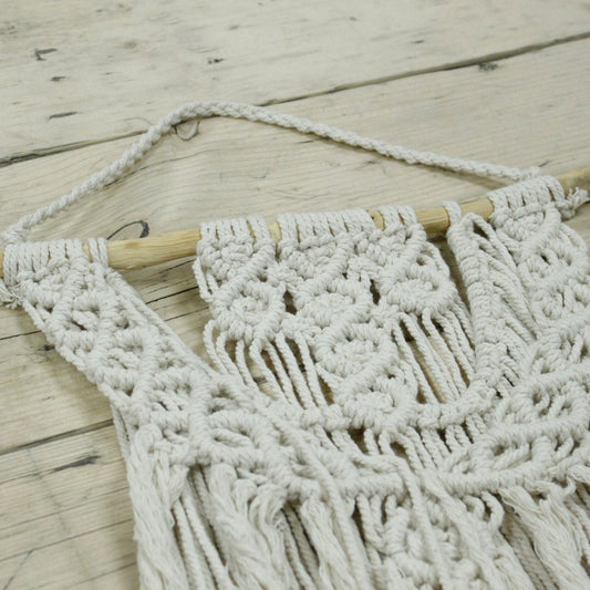 Macrame Wall Hanging - The Wedding Blessing - Luna Panther alternate view