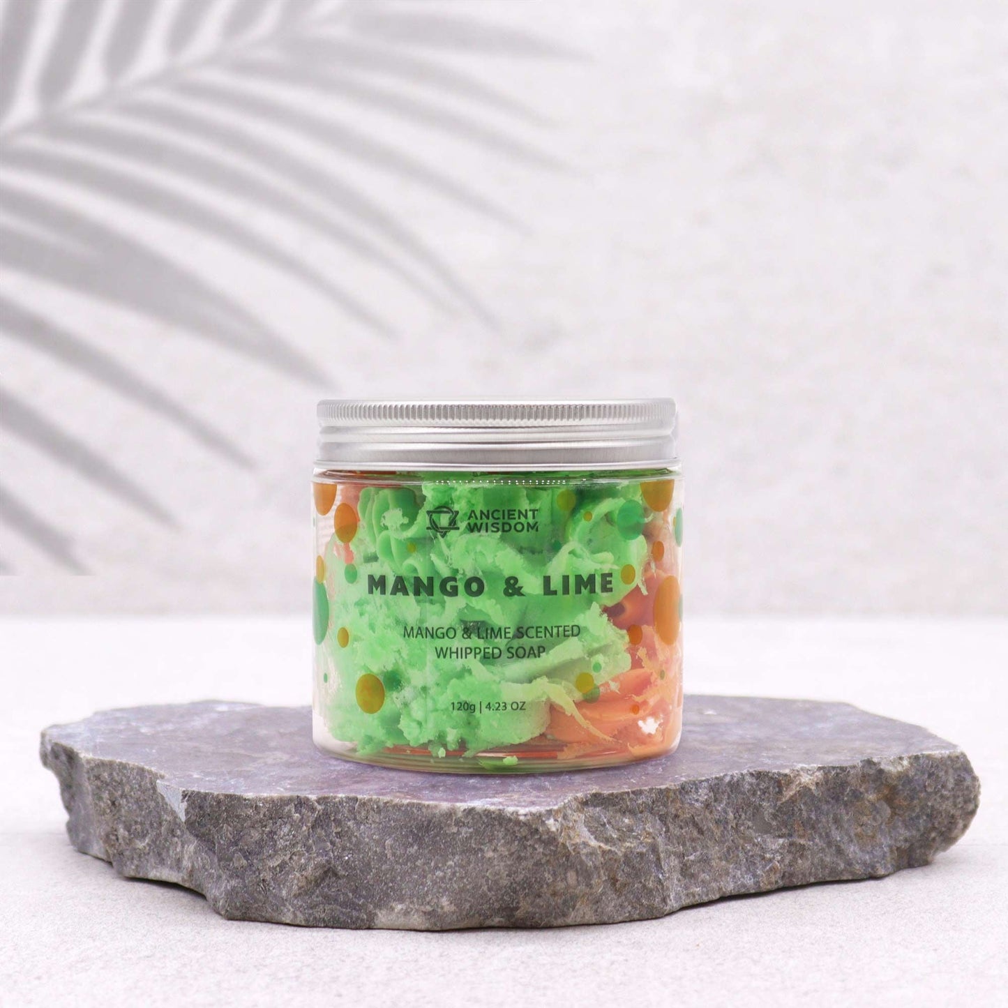Mango & Lime Whipped Soap 120 g — bath & body, image 3 of 3.