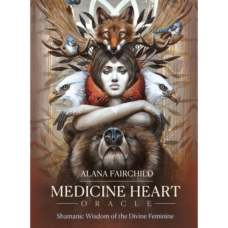 Polished Medicine Heart Oracle Tarot featuring natural patterning and unique variations - Luna Panther
