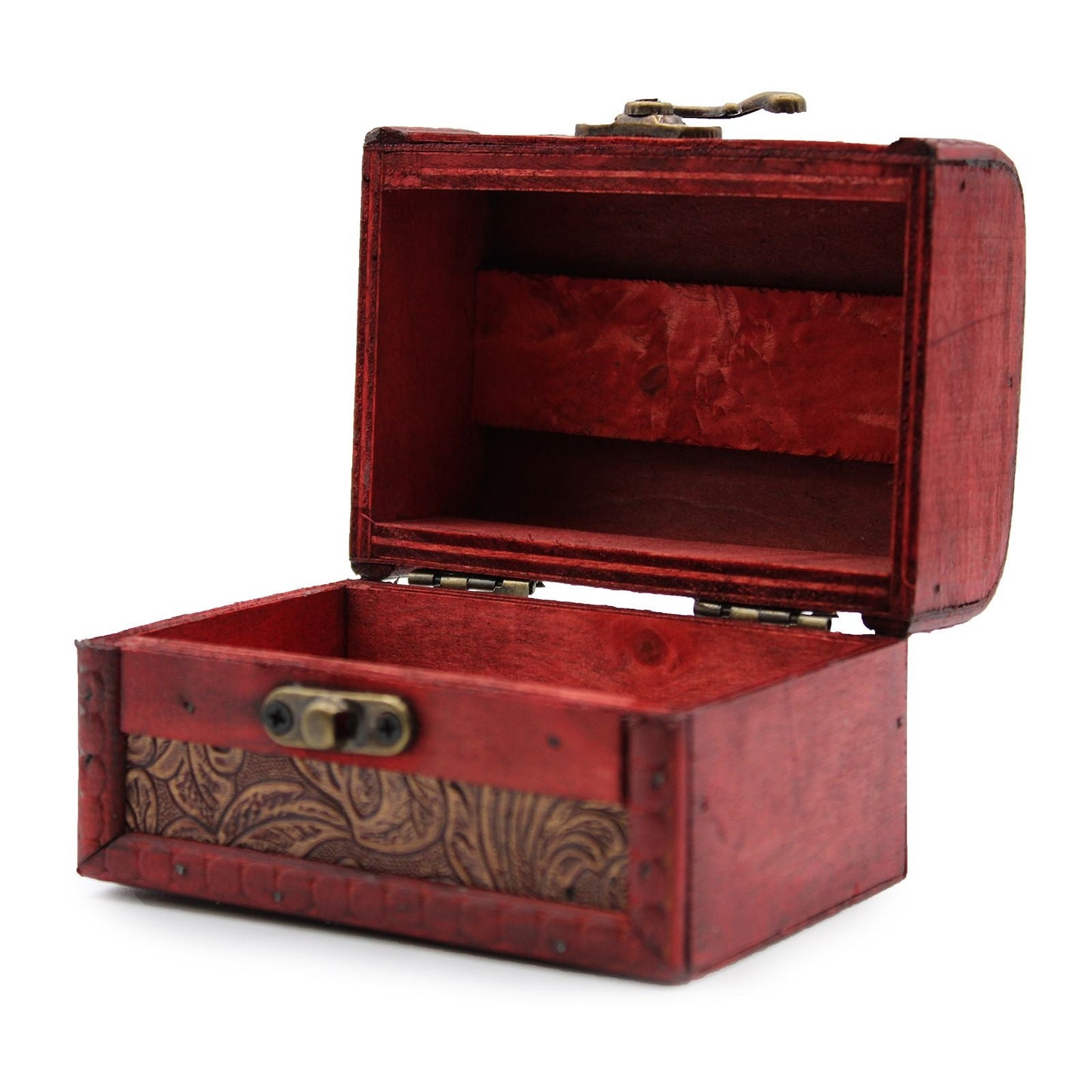 Medium Large Colonial Boxes - Floral Embossed - Luna Panther