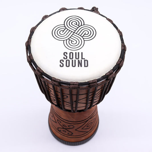 Medium Pro Djembe Drum - Soul Sound - 40cm (18cm Diameter) at Luna Panther
