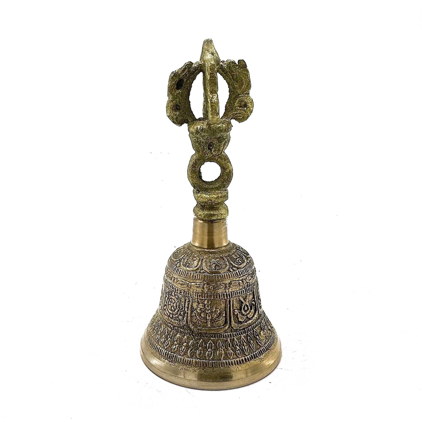 Polished Medium Tibetan Tingsha Bell - 6x11.5cm featuring natural patterning and unique variations - Luna Panther
