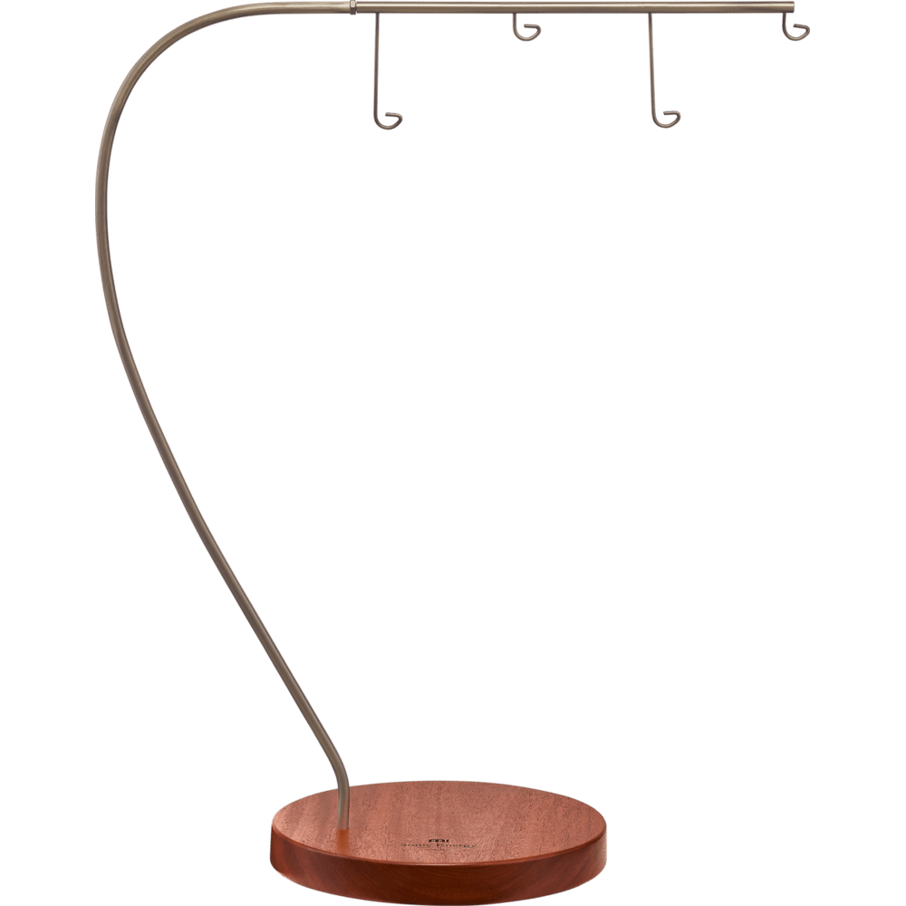 Polished MEINL Sonic Energy Cosmic Bamboo Chime Stand (4 chimes) featuring natural patterning and unique variations - Luna Panther