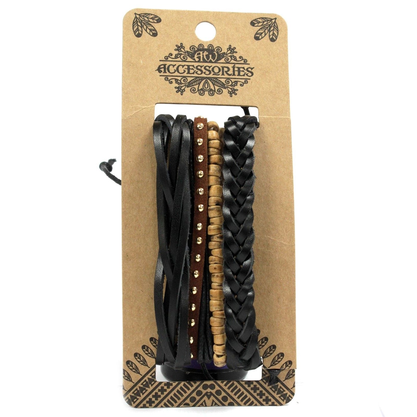 Mens Bracelet Sets - Black & Macho (asst) - Luna Panther