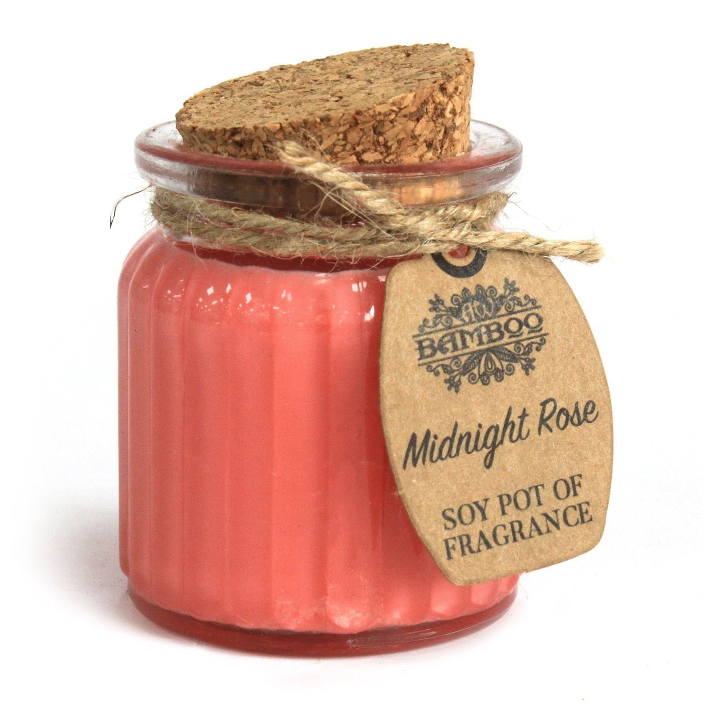 Midnight Rose Soy Pot of Fragrance Candles - Luna Panther