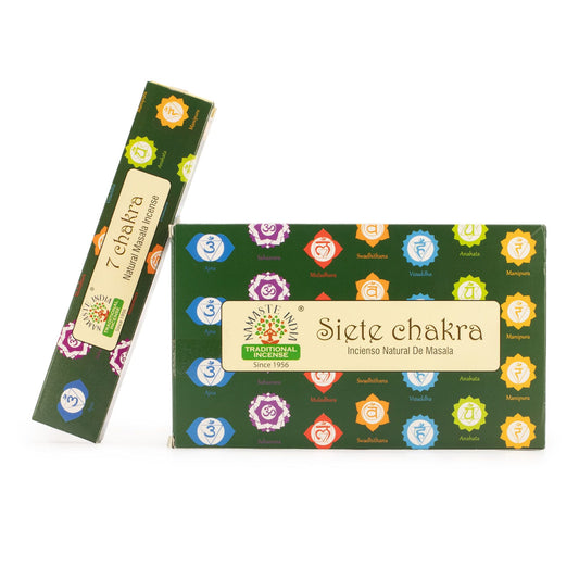 Namaste Mandala Masala Incense - 7 Chakra - Luna Panther alternate view