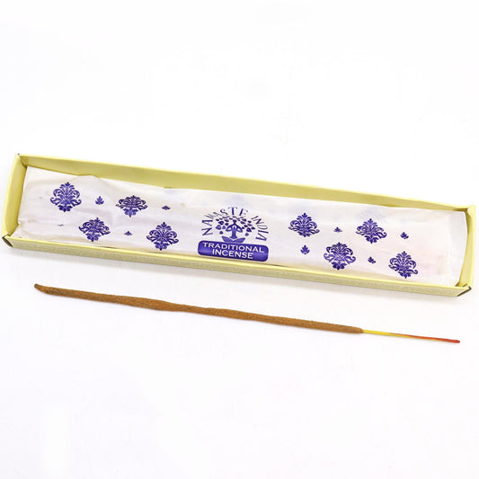 Polished Namaste Mandala Masala Incense Black Opium featuring natural patterning and unique variations - Luna Panther alternate view
