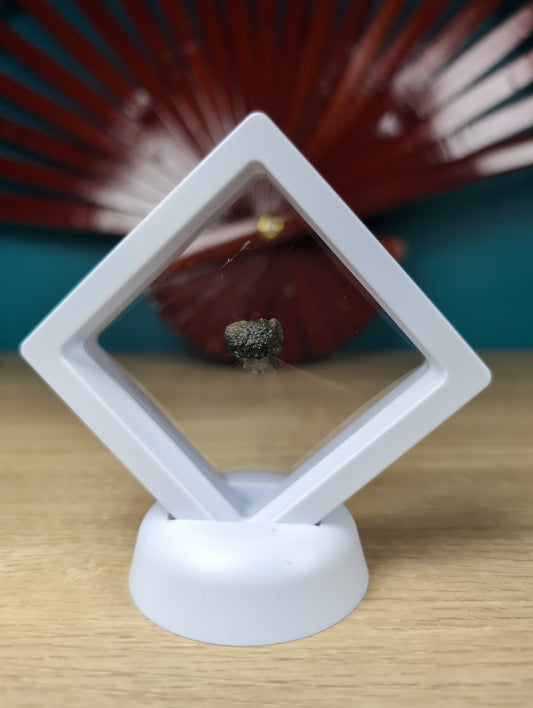 Polished Natural Czech Moldavite -locality CHUM 0.93g featuring natural patterning and unique variations - Luna Panther