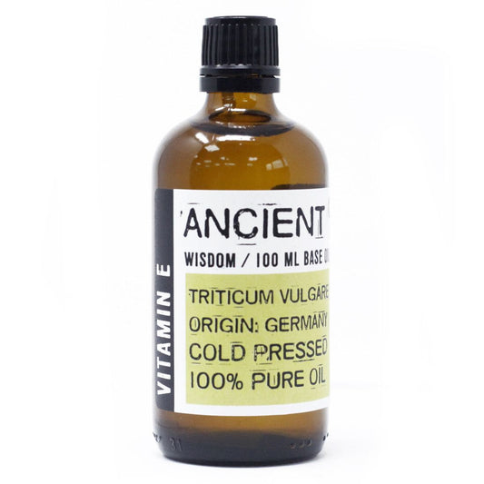 Polished Natural Vitamin E Oil - 100ml featuring natural patterning and unique variations - Luna Panther