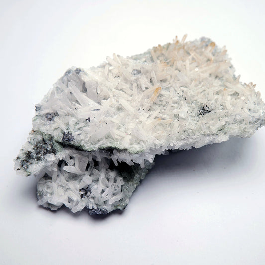Needle Quartz with Pyrite on Matrix - 215g - Luna Panther alternate view