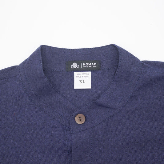 Nomad Sari Kathmandu Shirt - Indigo - XL - Luna Panther alternate view
