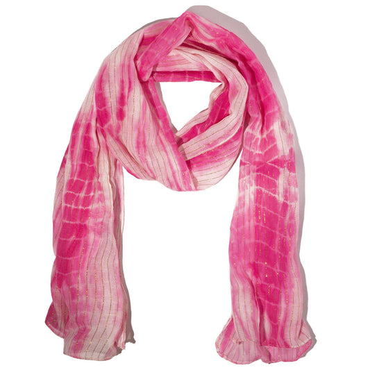 Nomad Sari Party Shine Scarf - Perfect Pink (180×50cm) - Luna Panther