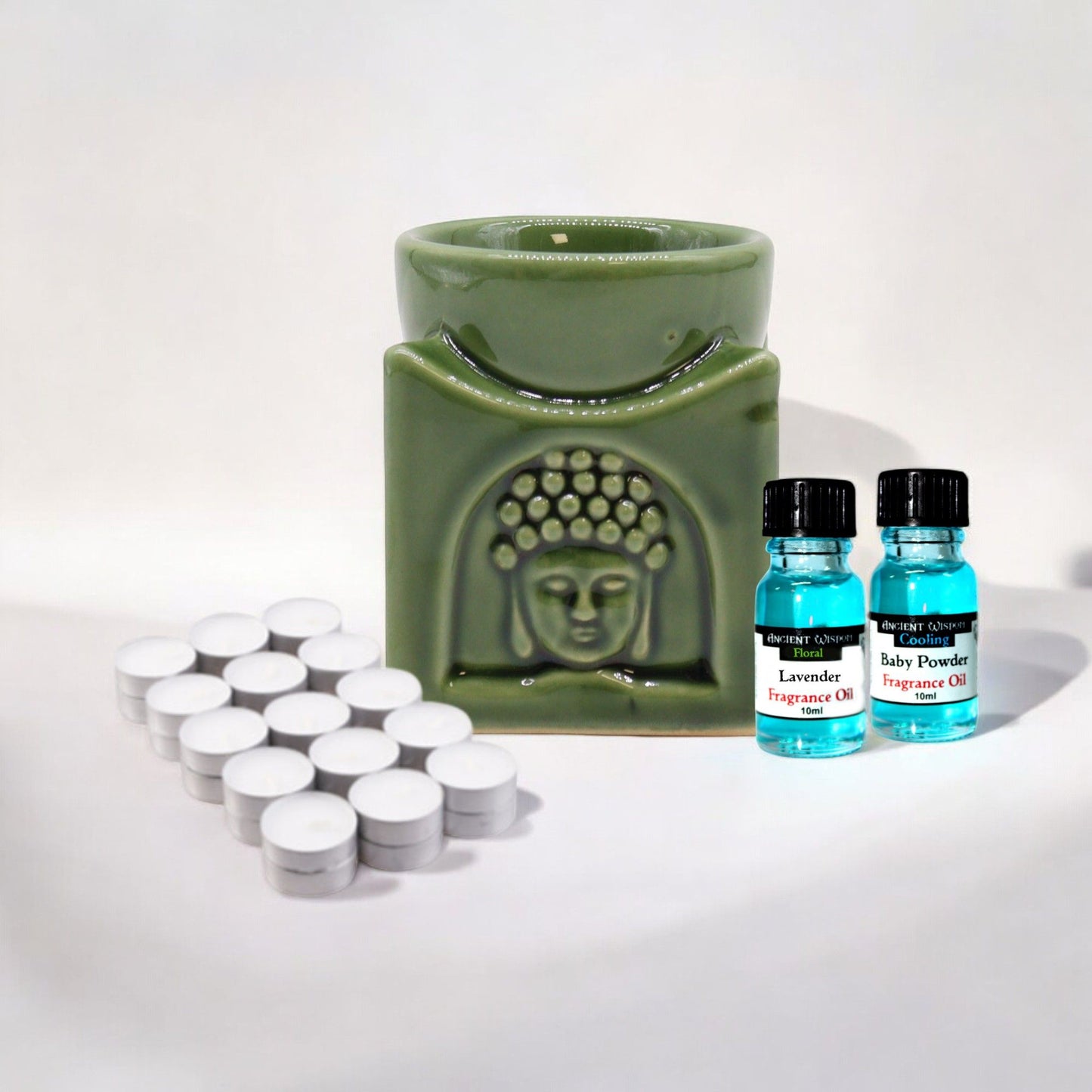 Oil Burner, Fragrance Oils & Tealights Kit - Luna Panther