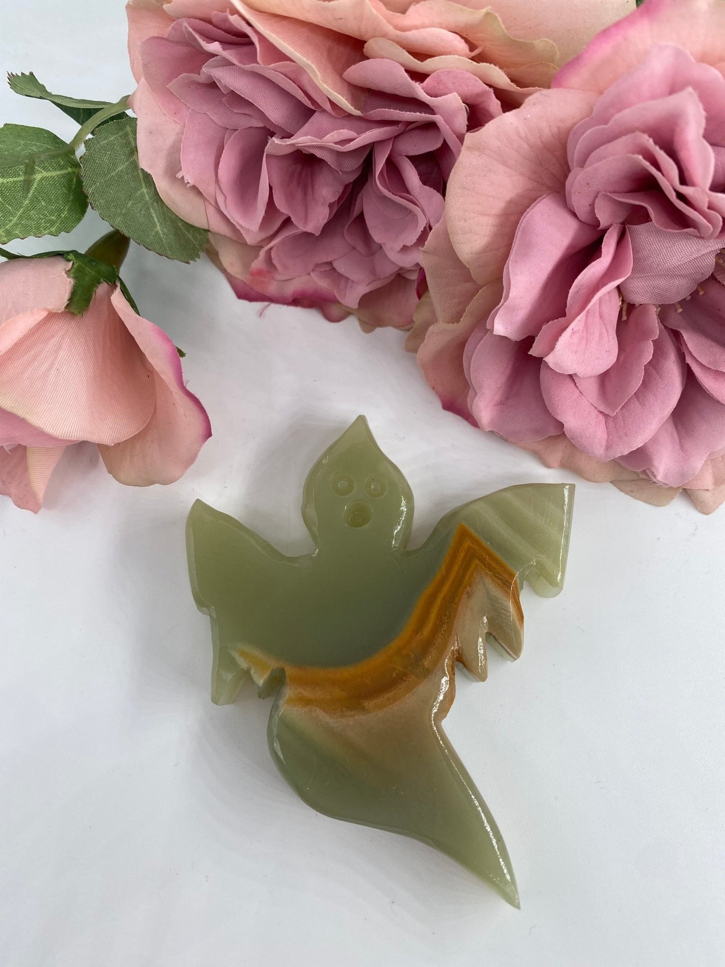 Polished Onyx Ghost featuring natural patterning and unique variations - Luna Panther