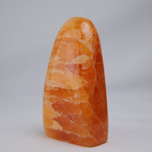 Orange Calcite Freeform 328g — minerals, image 2 of 10. alternate view