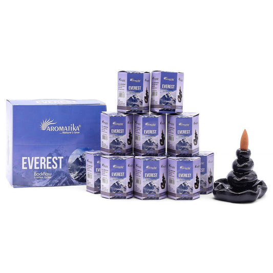 Pack of 10 Masala Backflow Incense - Everest - Luna Panther
