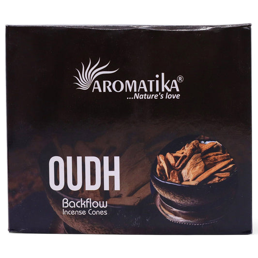 Pack of 10 Masala Backflow Incense - Oudh - Luna Panther