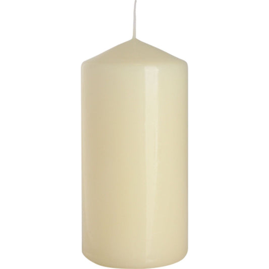 Pillar Candle 60x120mm - Ivory - Luna Panther alternate view