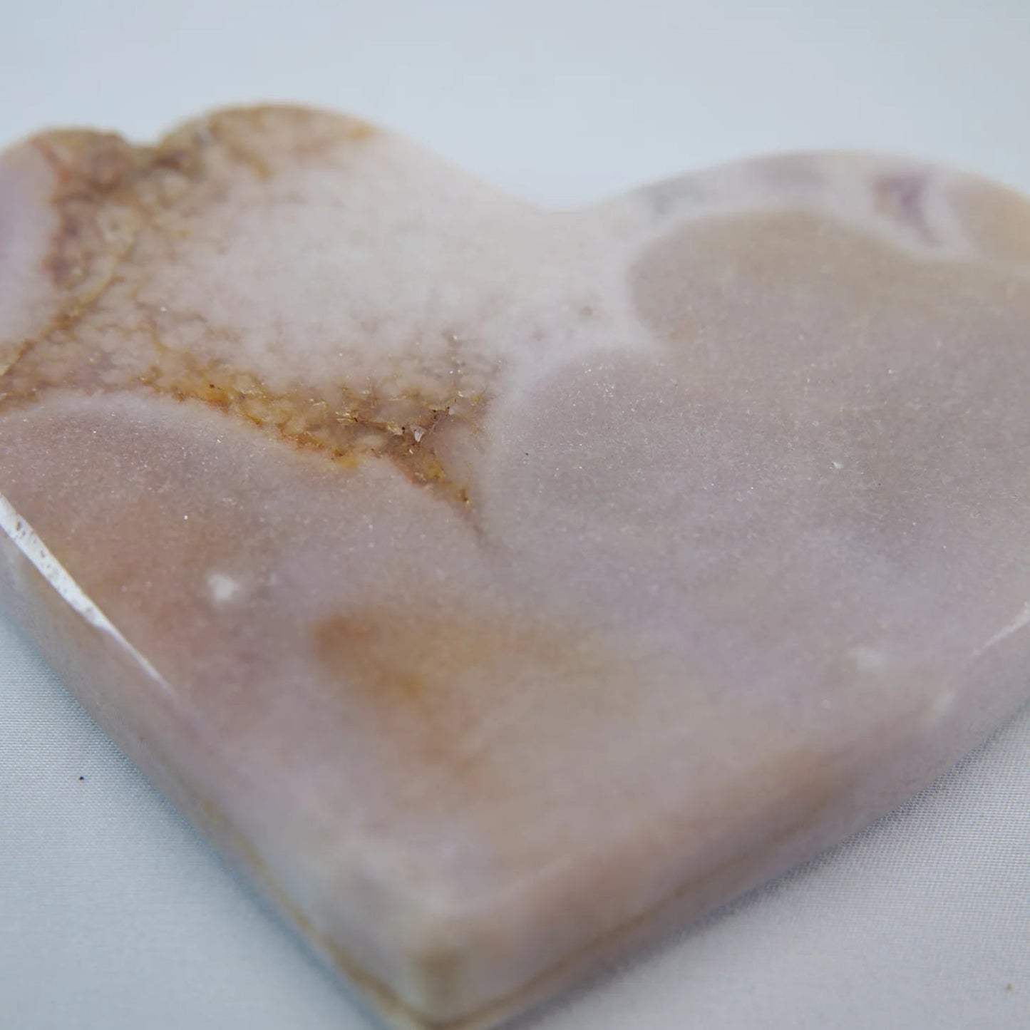 Pink Amethyst Druzy Heart 518g - Luna Panther
