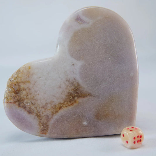 Pink Amethyst Druzy Heart 518g - Luna Panther alternate view