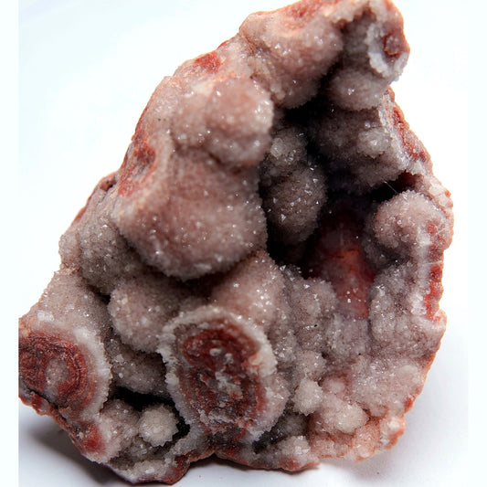 Pink Druzy Quartz & Agate Geode - 104g - Luna Panther alternate view