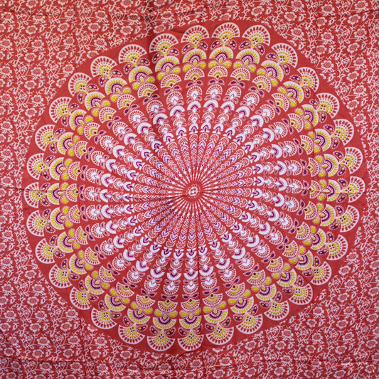 Pink Rose Mandala Sarongs - Luna Panther alternate view