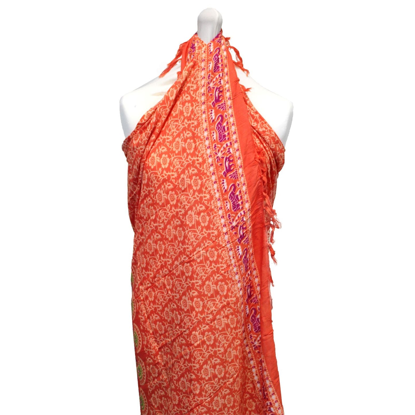 Pink Rose Mandala Sarongs - Luna Panther