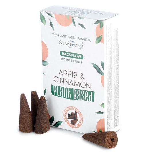 Plant Based Backflow Incense Cones - Apple & Cinnamon - Luna Panther