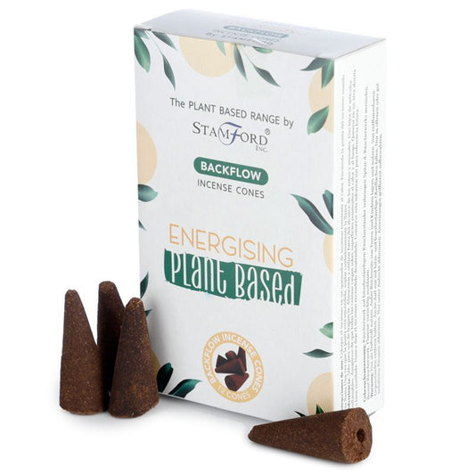 Plant Based Backflow Incense Cones - Energising - Luna Panther