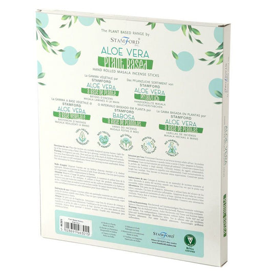 Plant Based Masala Incense Sticks - Aloe Vera - Luna Panther alternate view