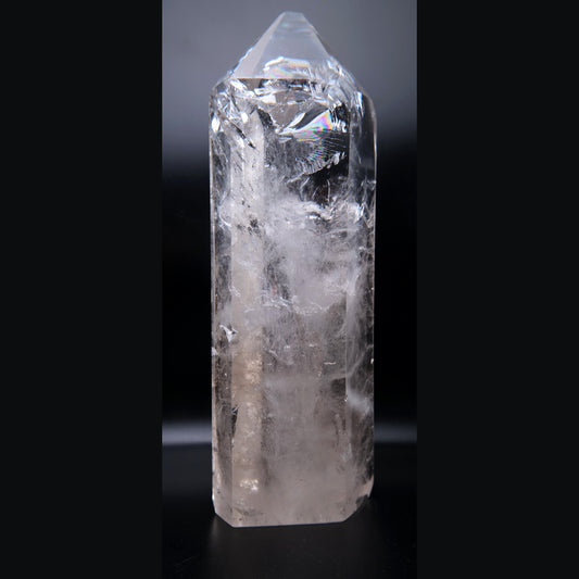 Polished Clear Quartz Tower - 790g - Luna Panther alternate view