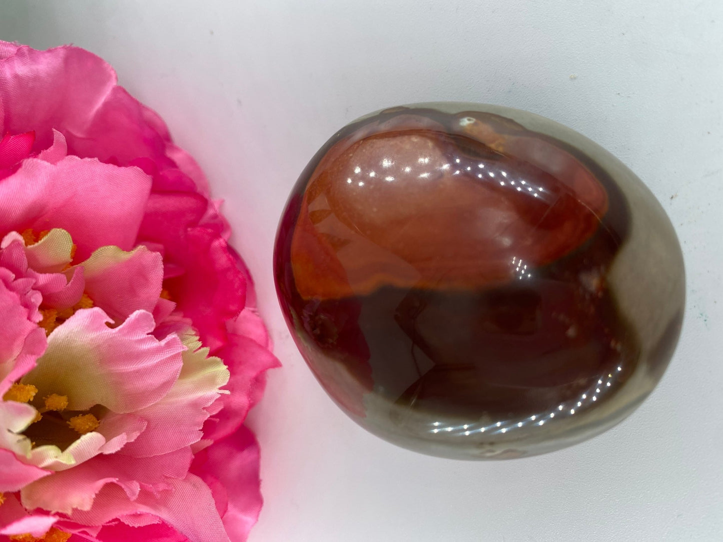Polished Polished Polychrome Jasper Gallet 101 grams featuring earthy patterns and matte-gloss finish - Luna Panther