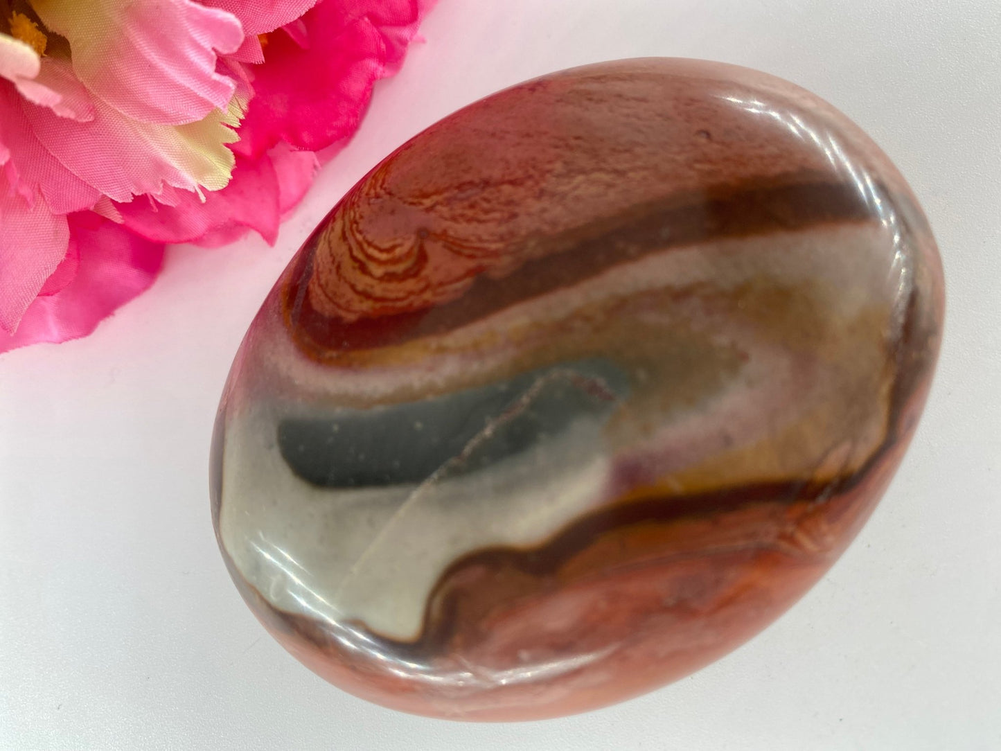 Polished Polished Polychrome Jasper Gallet 178 grams featuring earthy patterns and matte-gloss finish - Luna Panther