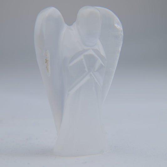 Polished Selenite Angel 36g 60mm - Luna Panther alternate view