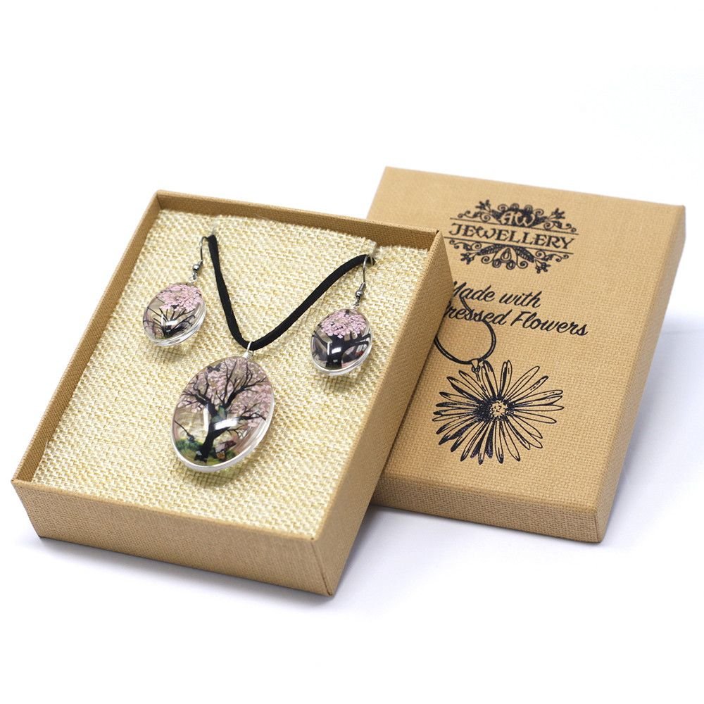 Pressed Flowers - Tree of Life set - Pink - Luna Panther