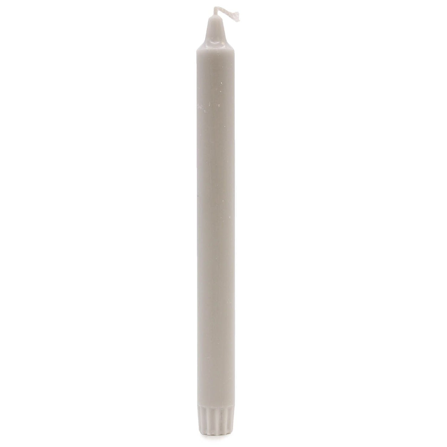 Pure Natural Wax Dinner Candle 25x2.3 - Silver Grey - Luna Panther