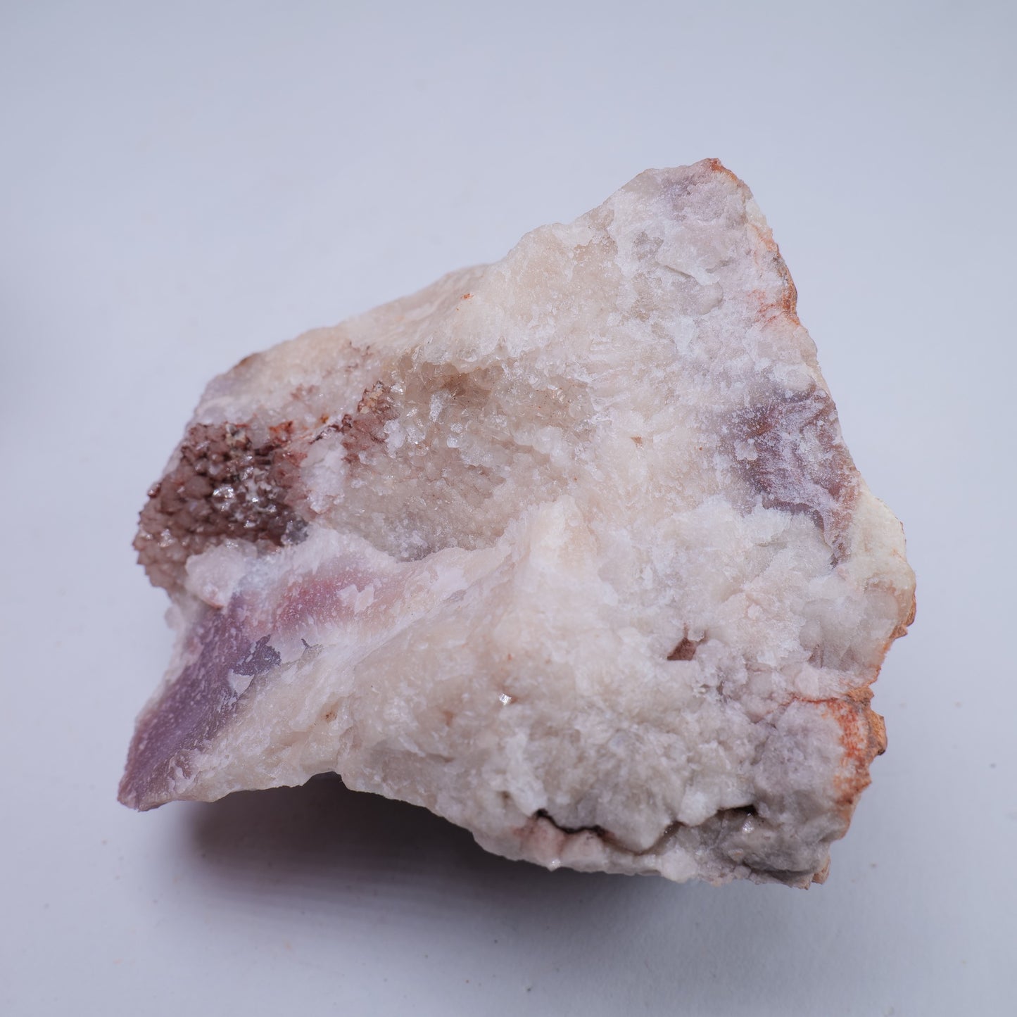 Quartz crystal cluster with purple zoning, 188g, 70 x 60 x 45mm