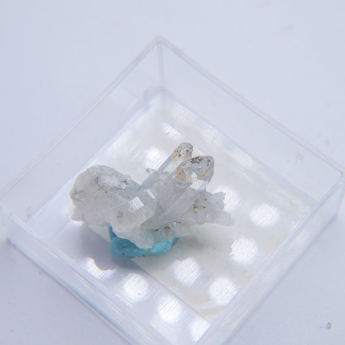 Quartz & Chlorite from St Christophe en Oisans, Isere, France - 10g