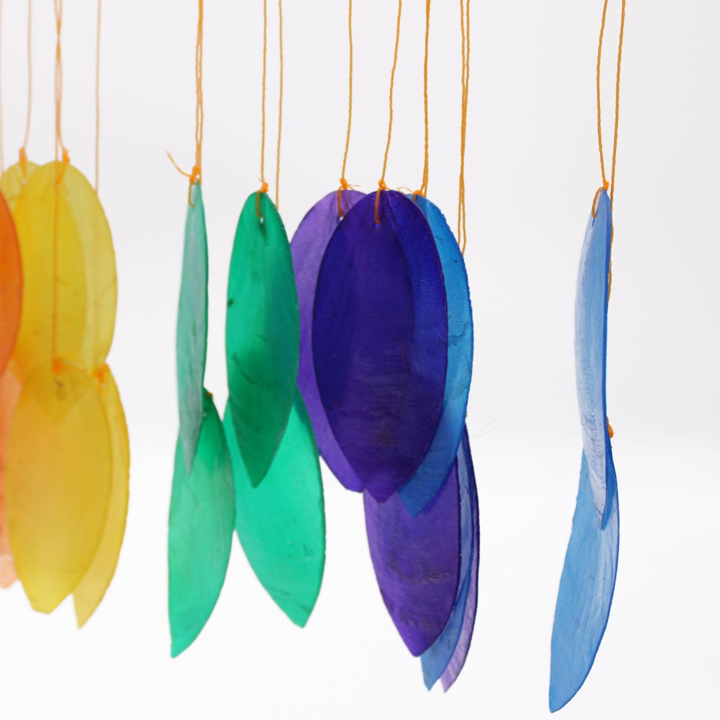 Rainbow Large Leaf Chime - Luna Panther