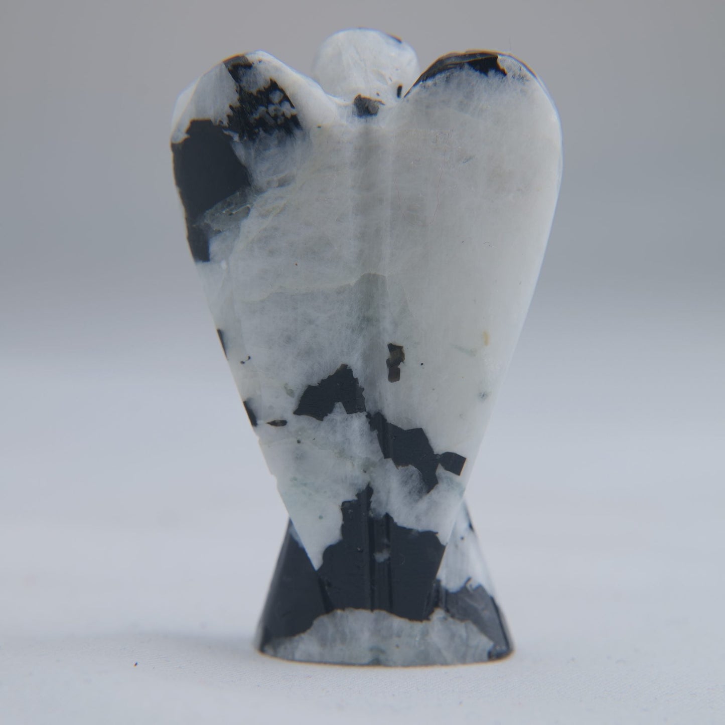 Rainbow Moonstone Angel Carving 32g 50mm - Luna Panther
