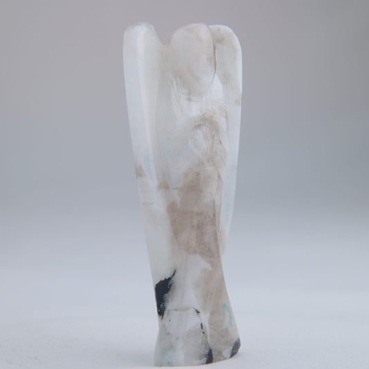 Rainbow Moonstone Angel Carving 55g 80mm - Luna Panther alternate view